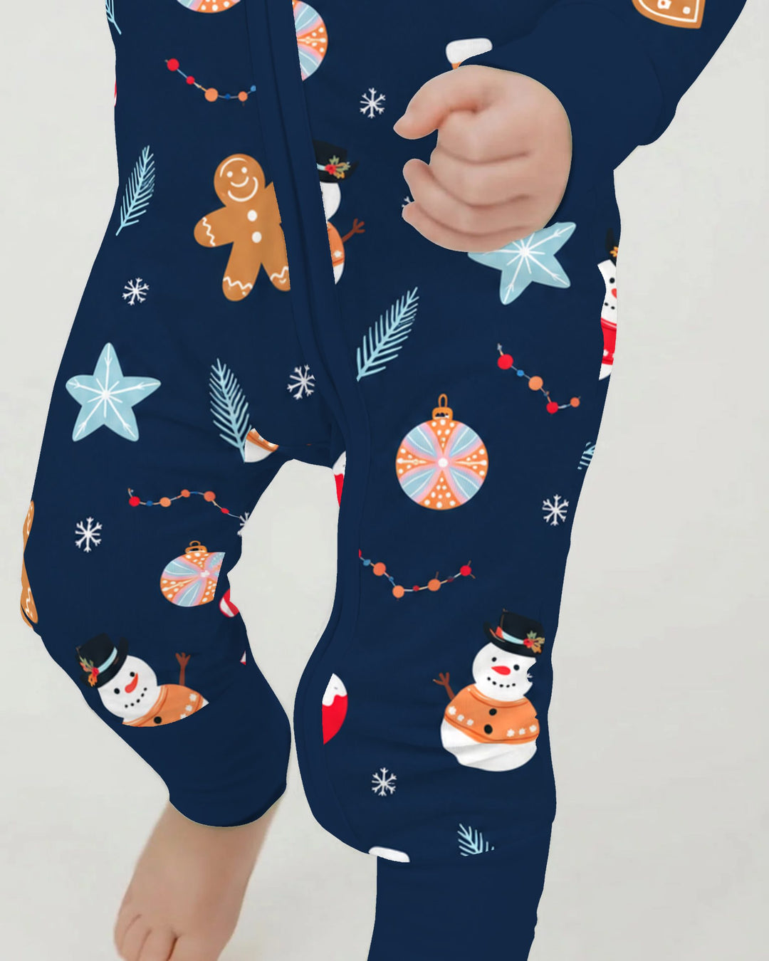 Midnight Snowman Christmas Treats Bamboo Convertible Zippy