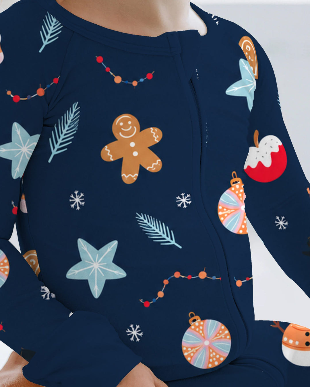 Midnight Snowman Christmas Treats Bamboo Convertible Zippy