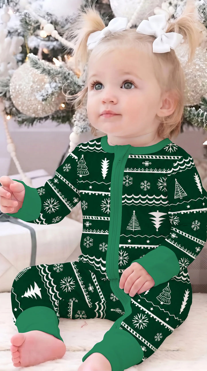 Evergreen Nordic Christmas Trees Bamboo Convertible Zippy