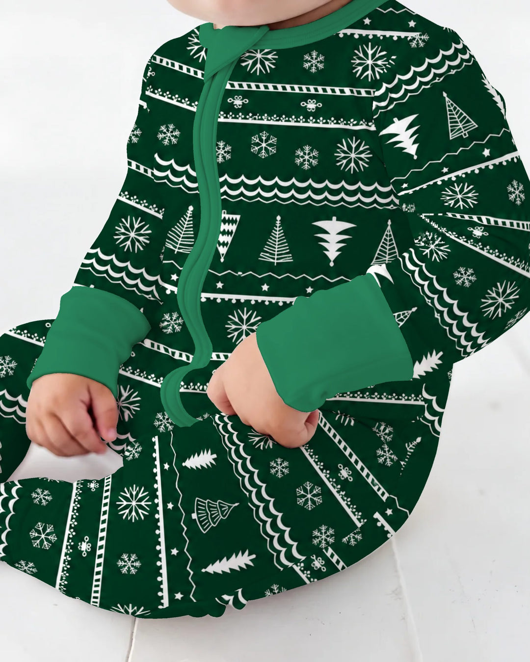 Evergreen Nordic Christmas Trees Bamboo Convertible Zippy