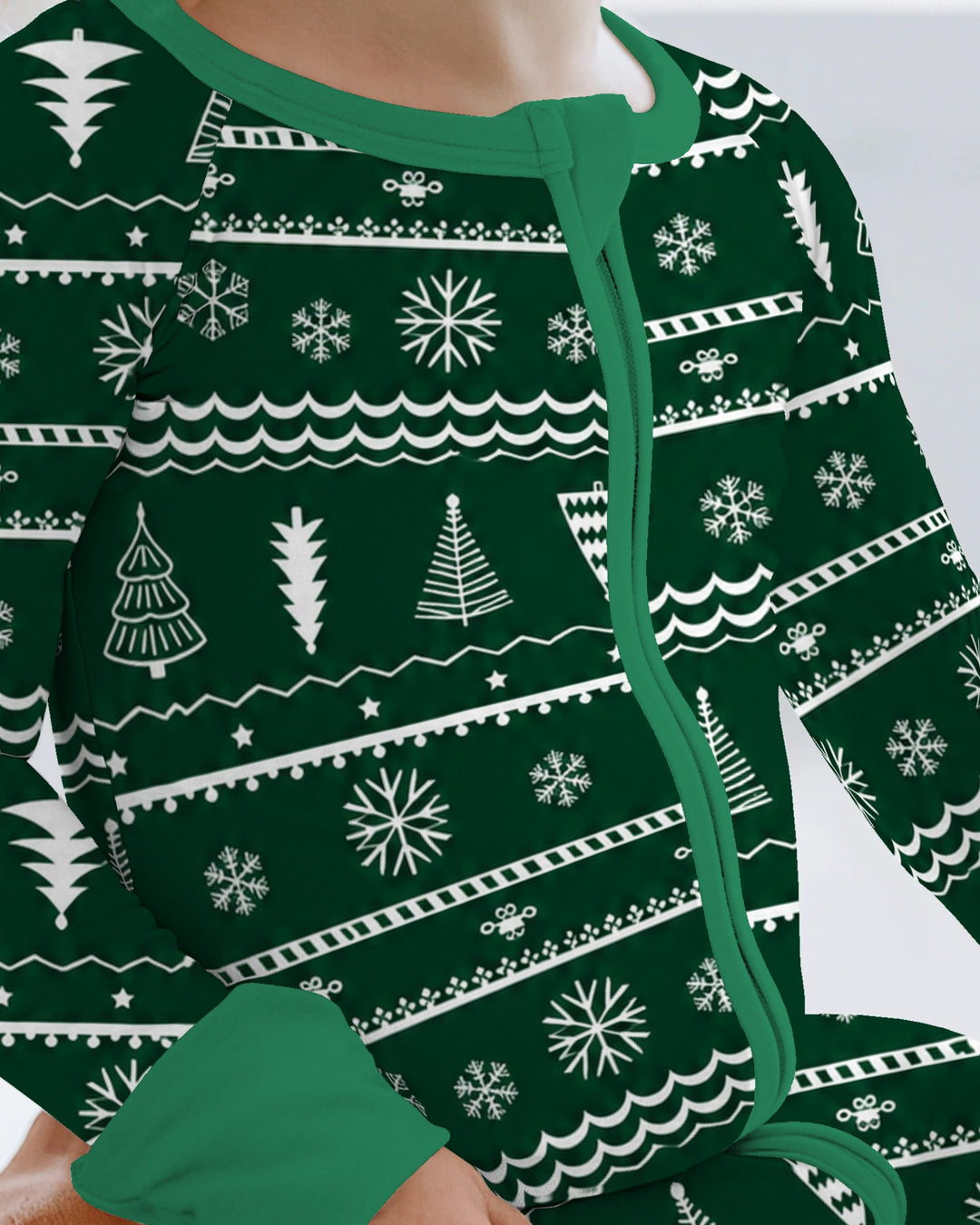 Evergreen Nordic Christmas Trees Bamboo Convertible Zippy
