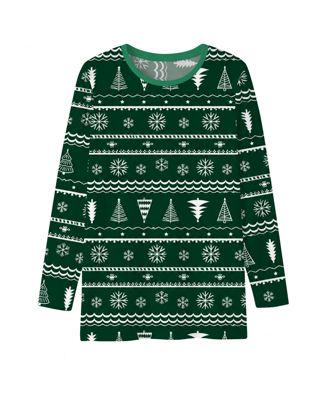 Evergreen Nordic Christmas Trees Bamboo Men's Pajama Set