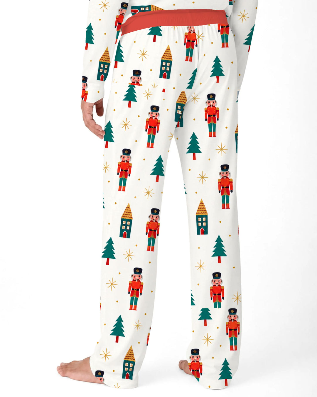 Classic Nutcracker Christmas Village Bamboo Men's Pajama Set