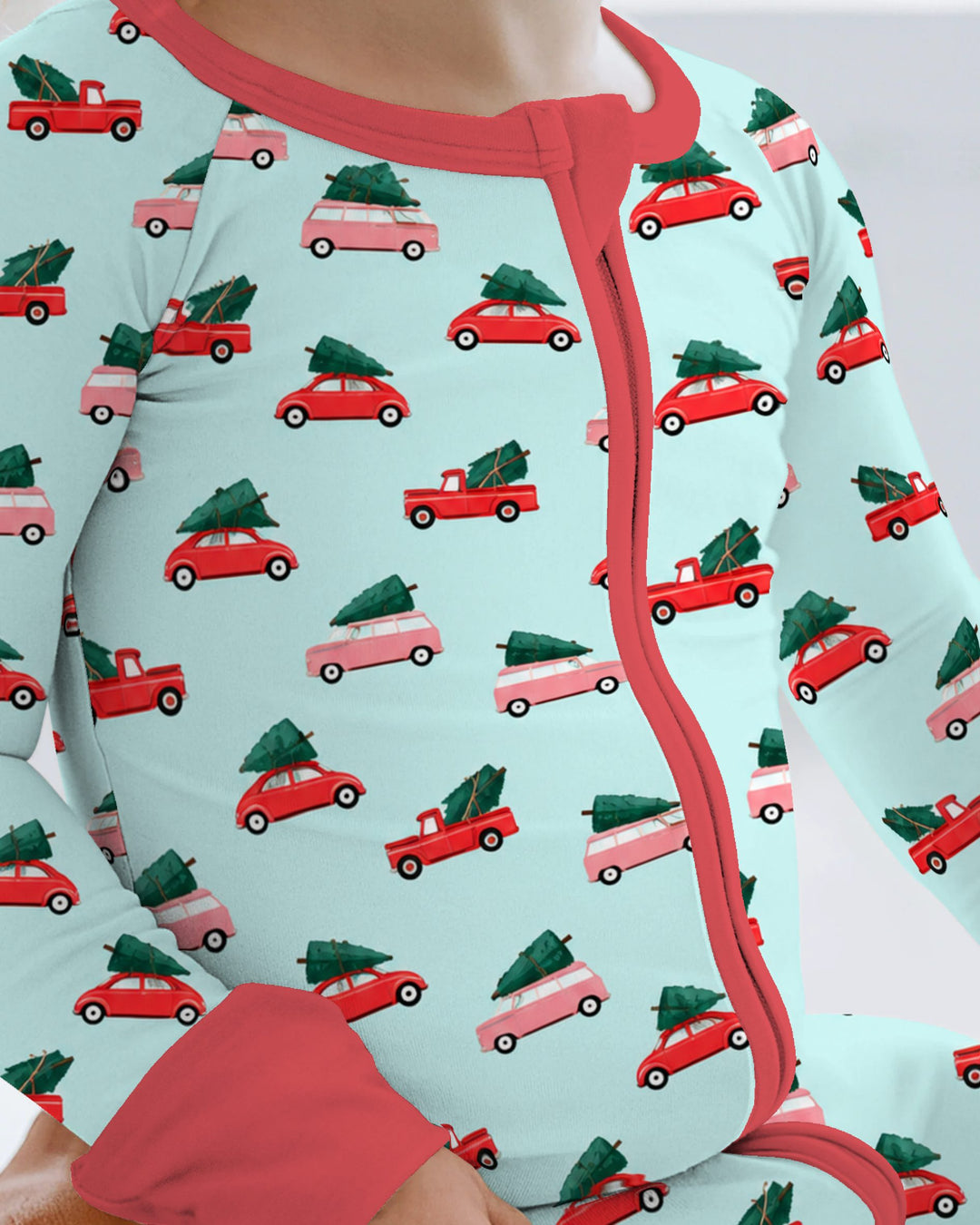 Christmas Tree Road Trip Cars Bamboo Convertible Zippy
