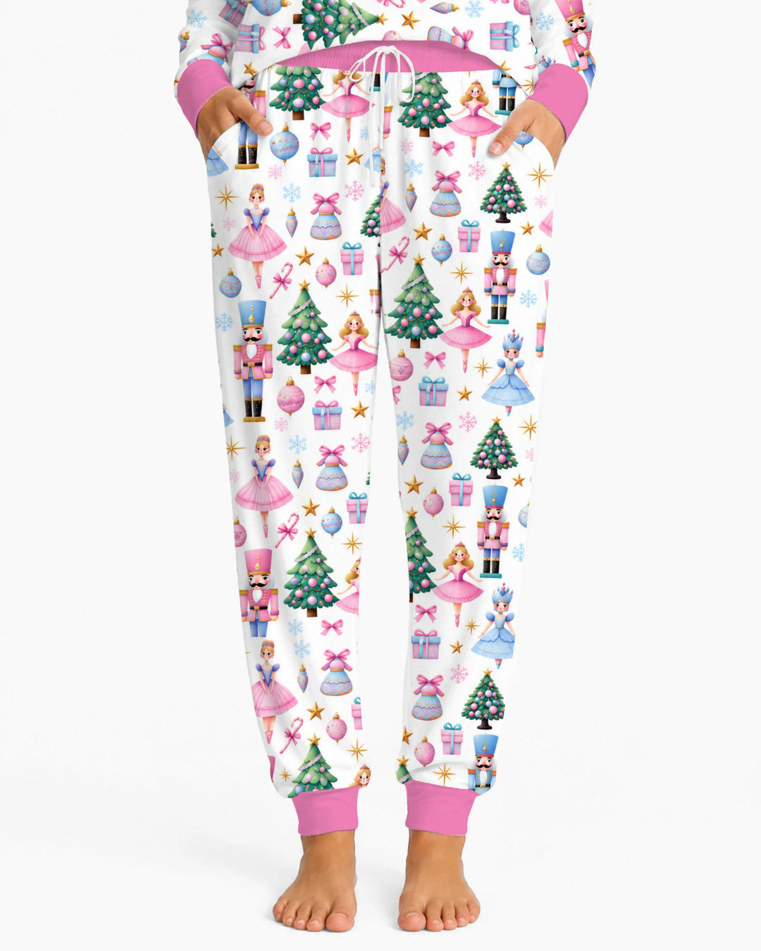 Pastel Sugar Plum Nutcracker Christmas Bamboo Women Pajama Set