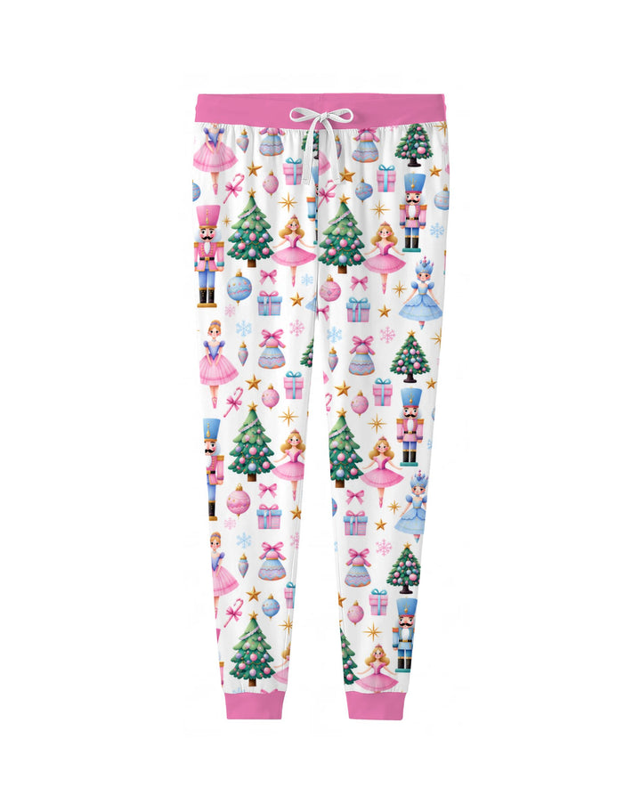 Pastel Sugar Plum Nutcracker Christmas Bamboo Women Pajama Set
