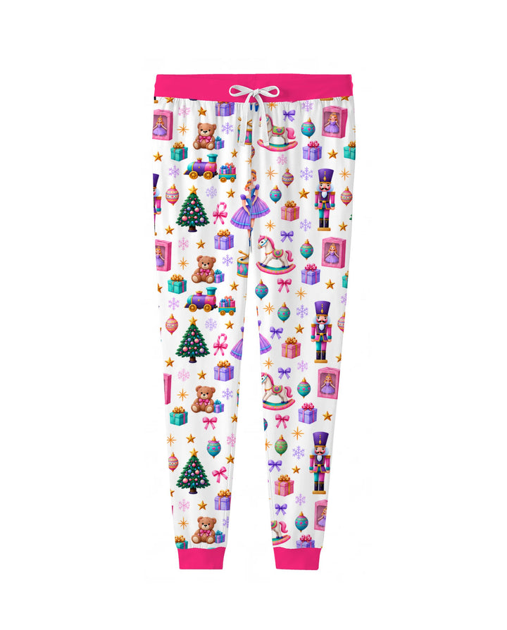 Sugar Plum Nutcracker Christmas Toy Parade Bamboo Women Pajama Set