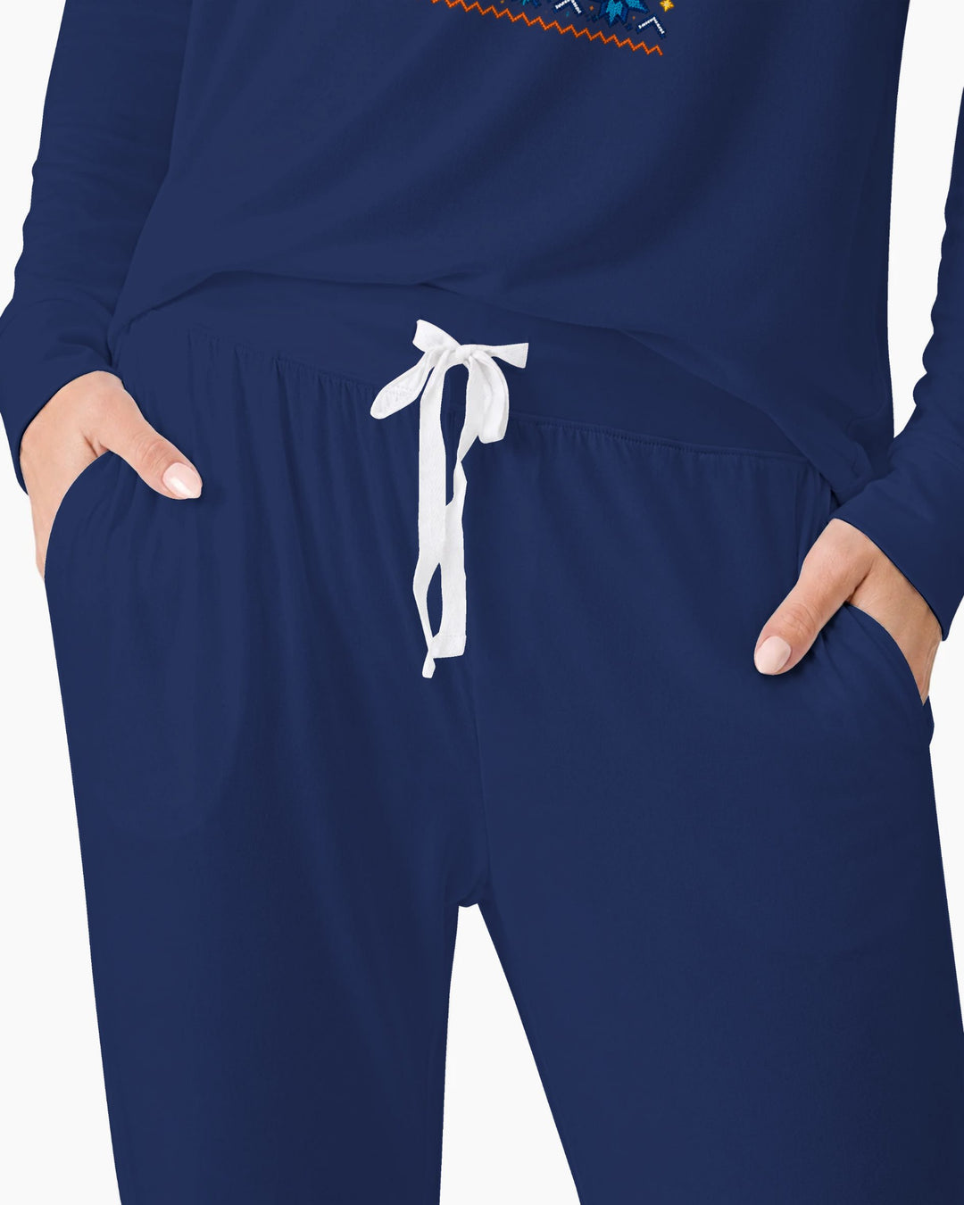 Jewdolph Hanukkah Reindeer Bamboo Women Pajama Set
