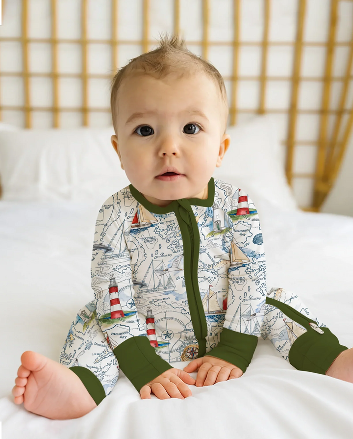 Seaside Adventure Map Bamboo Convertible Zippy