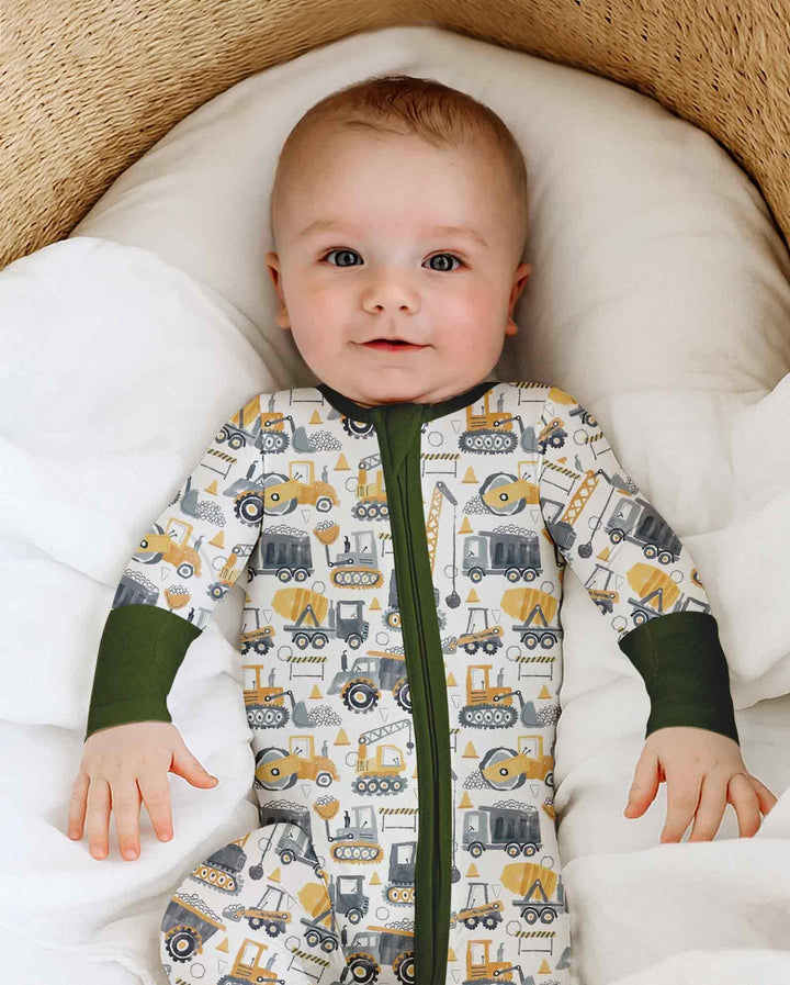Construction Crew Bamboo Convertible Zippy