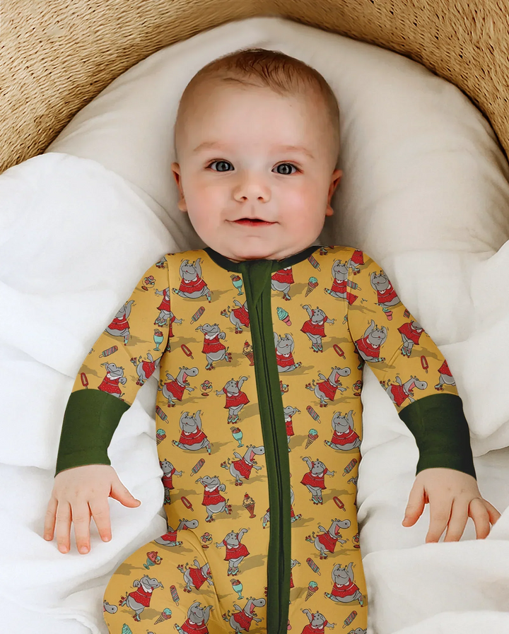 Dancing Hippo Treats Bamboo Convertible Zippy