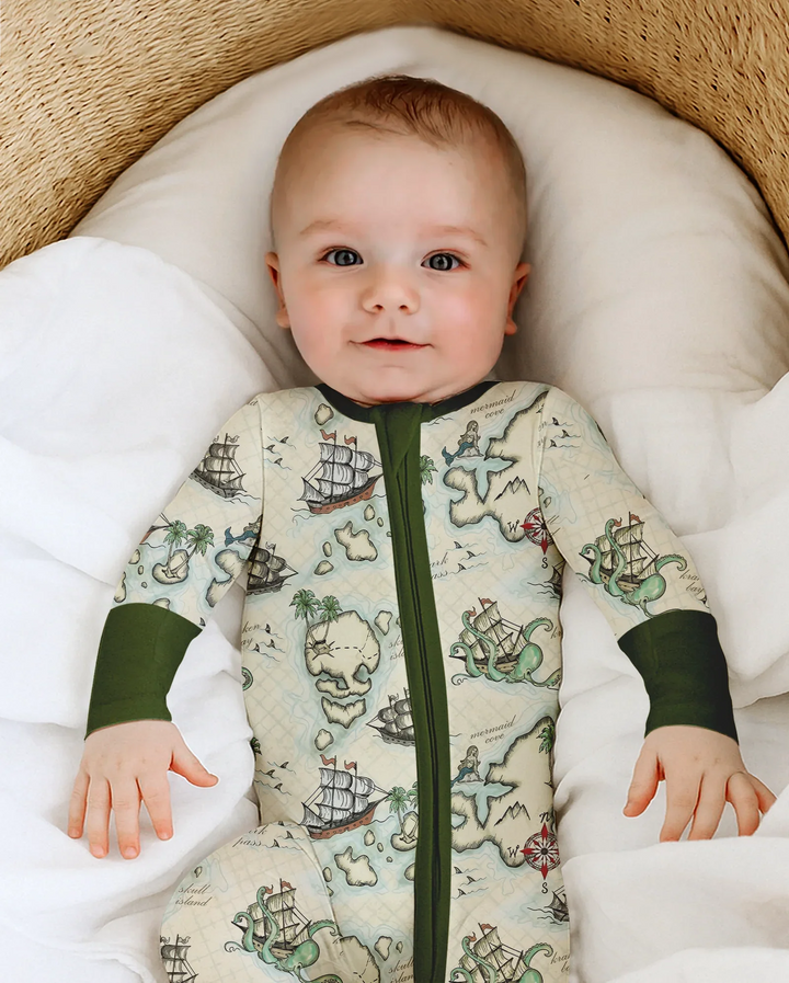 Pirate Treasure Map Quest  Bamboo Convertible Zippy