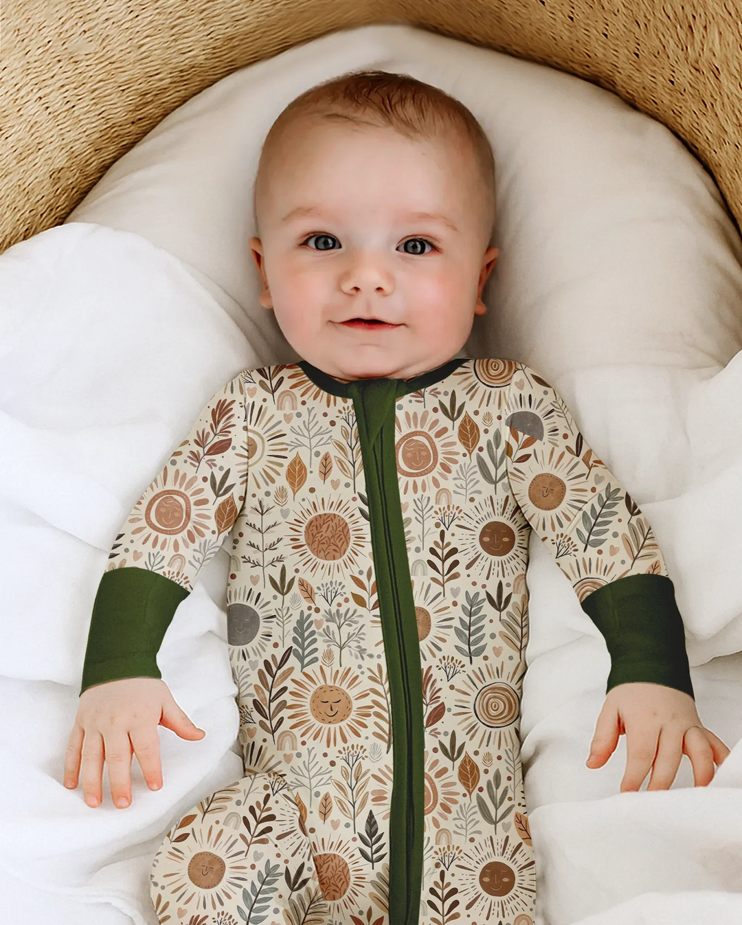 Boho Sunshine Garden Bamboo Convertible Zippy