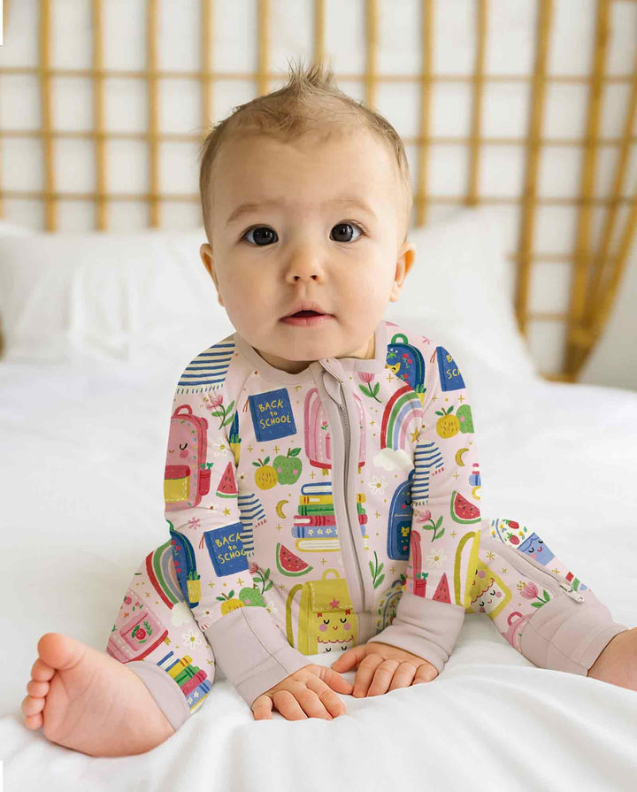 Sweet Rainbow School Adventure Bamboo Convertible Zippy