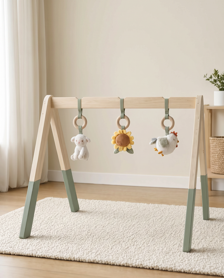 Little Farm Wooden Baby Gym