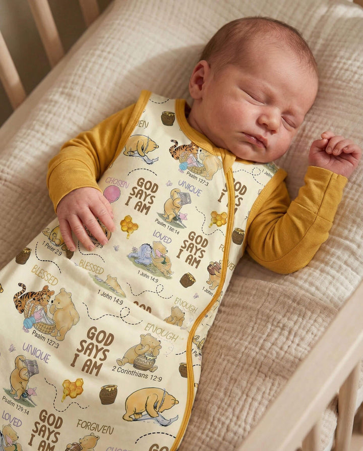 God Says I Am Little Blessings Bamboo Sleep Bag
