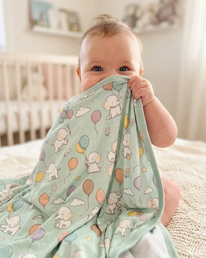 Balloon Buddies Bamboo Blanket