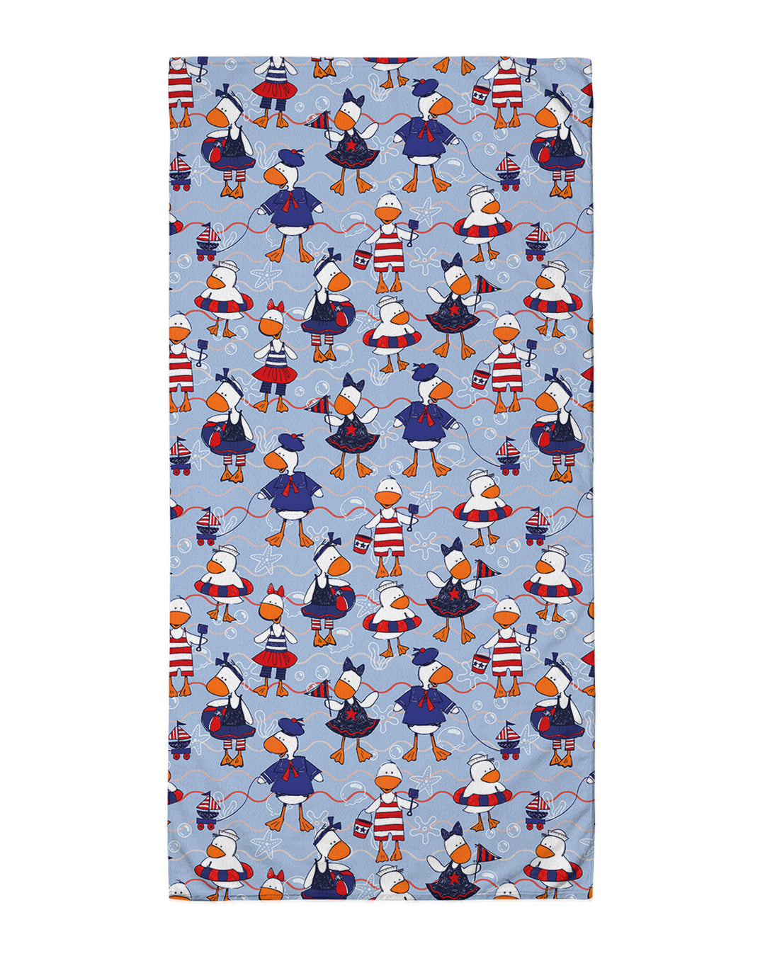 Freedom Floaties Family Matching Bamboo Beach Towel