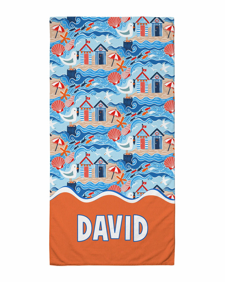 Little Beach Day Bamboo Beach Towel