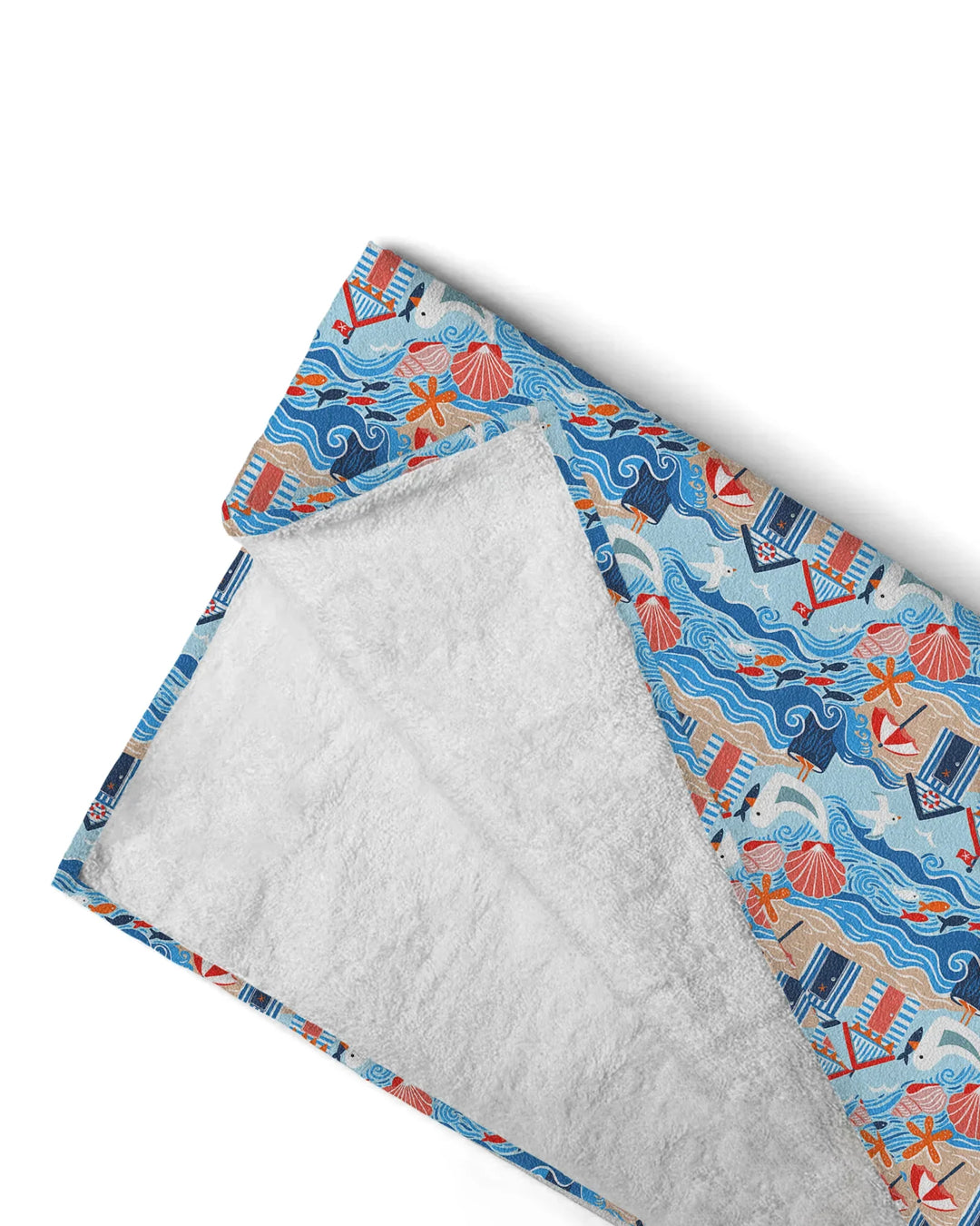 Little Beach Day Bamboo Beach Towel