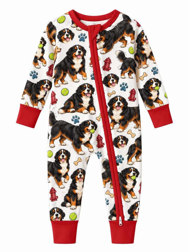Bernese Mountain Dog Fetch Fun Bamboo Convertible Zippy