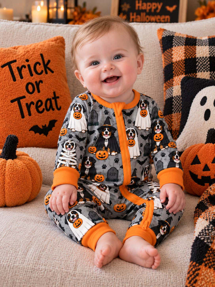 Bernese Mountain Dog Halloween Bamboo Convertible Zippy
