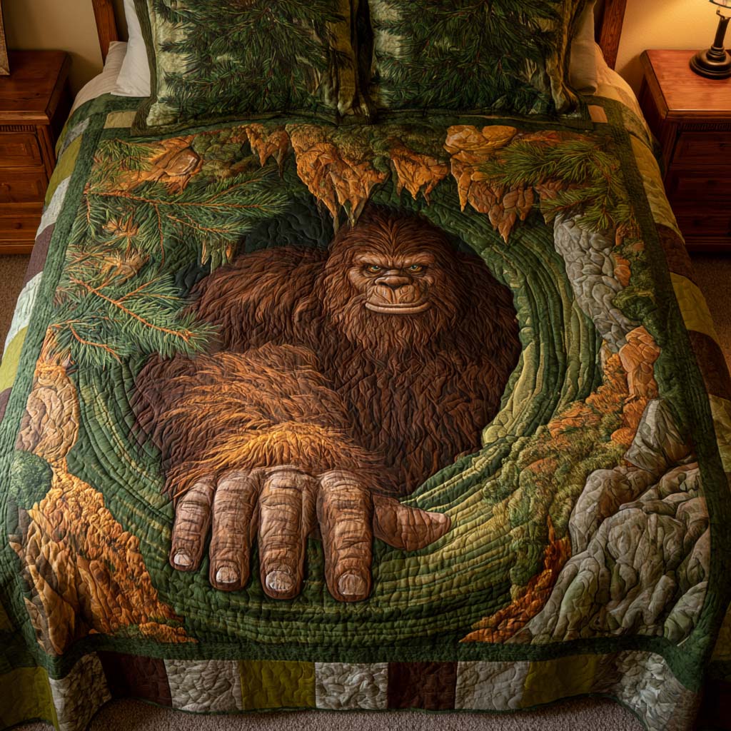 Bigfoot Explorer Bamboo Quilt Bedding Set