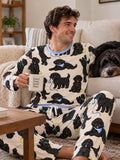 Black Dog Playtime Bamboo Men's Pajama Set