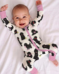 Black Dog Playtime Pink Bamboo Convertible Zippy