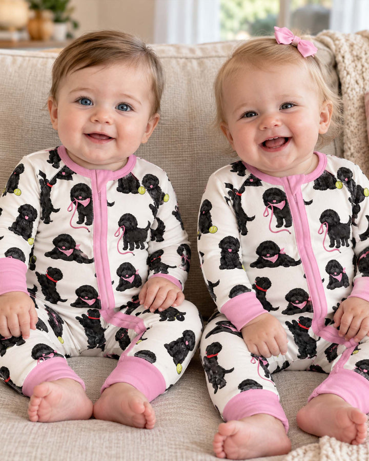 Black Dog Playtime Pink Bamboo Convertible Zippy