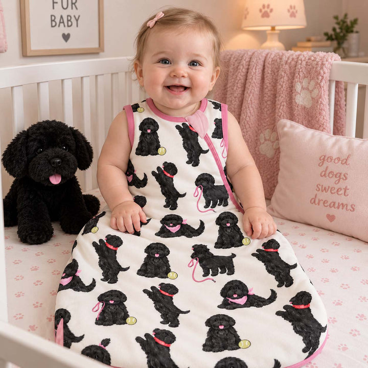 Black Dog Playtime Pink Bamboo Sleep Bag