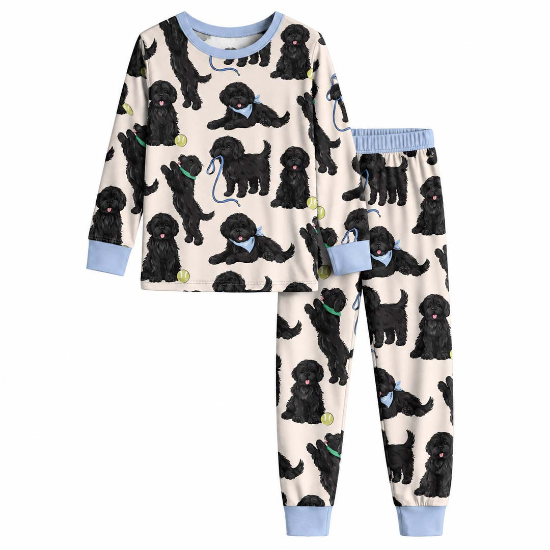 Black Dog Playtime Bamboo Men's Pajama Set