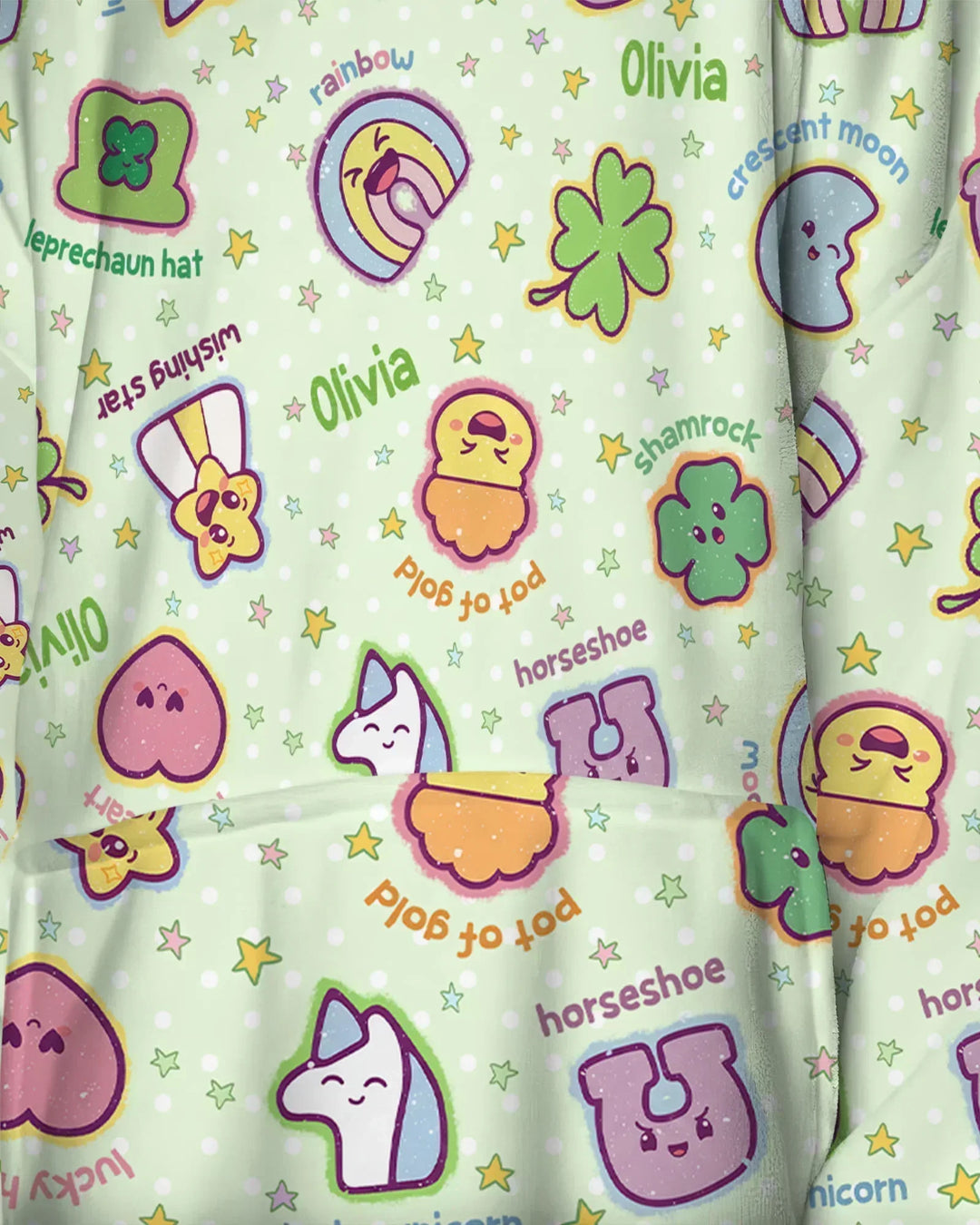 Lucky Charm Bamboo Blanket Hoodie