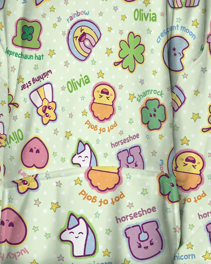 Lucky Charm Bamboo Blanket Hoodie