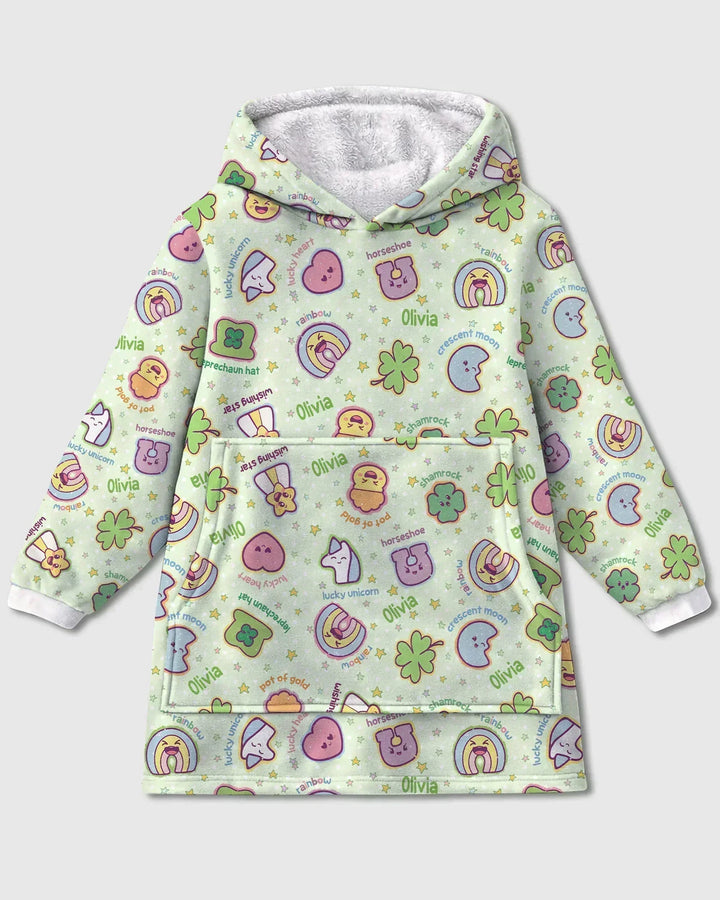 Lucky Charm Bamboo Blanket Hoodie