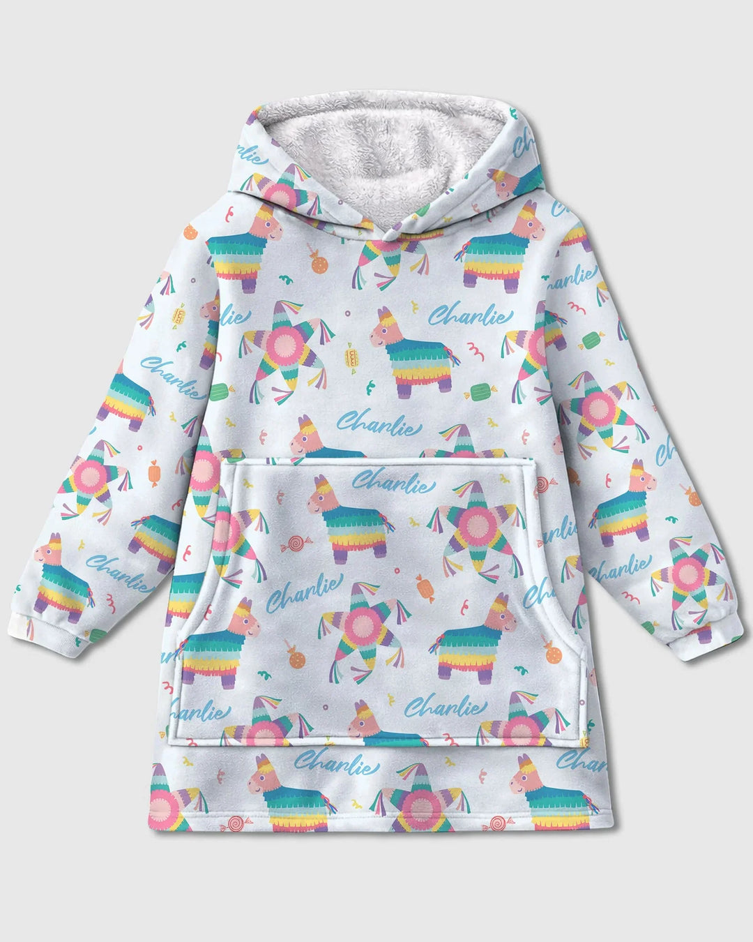 Custom Name Smash the Pinata Bamboo Blanket Hoodie