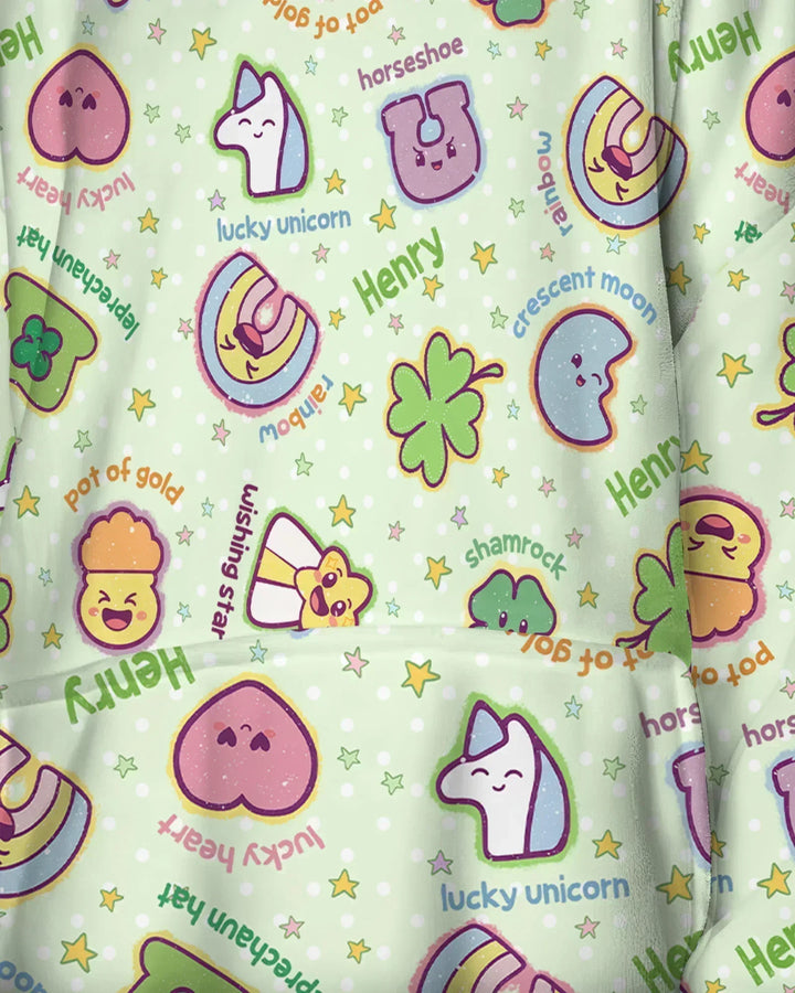 Lucky Charm Bamboo Blanket Hoodie