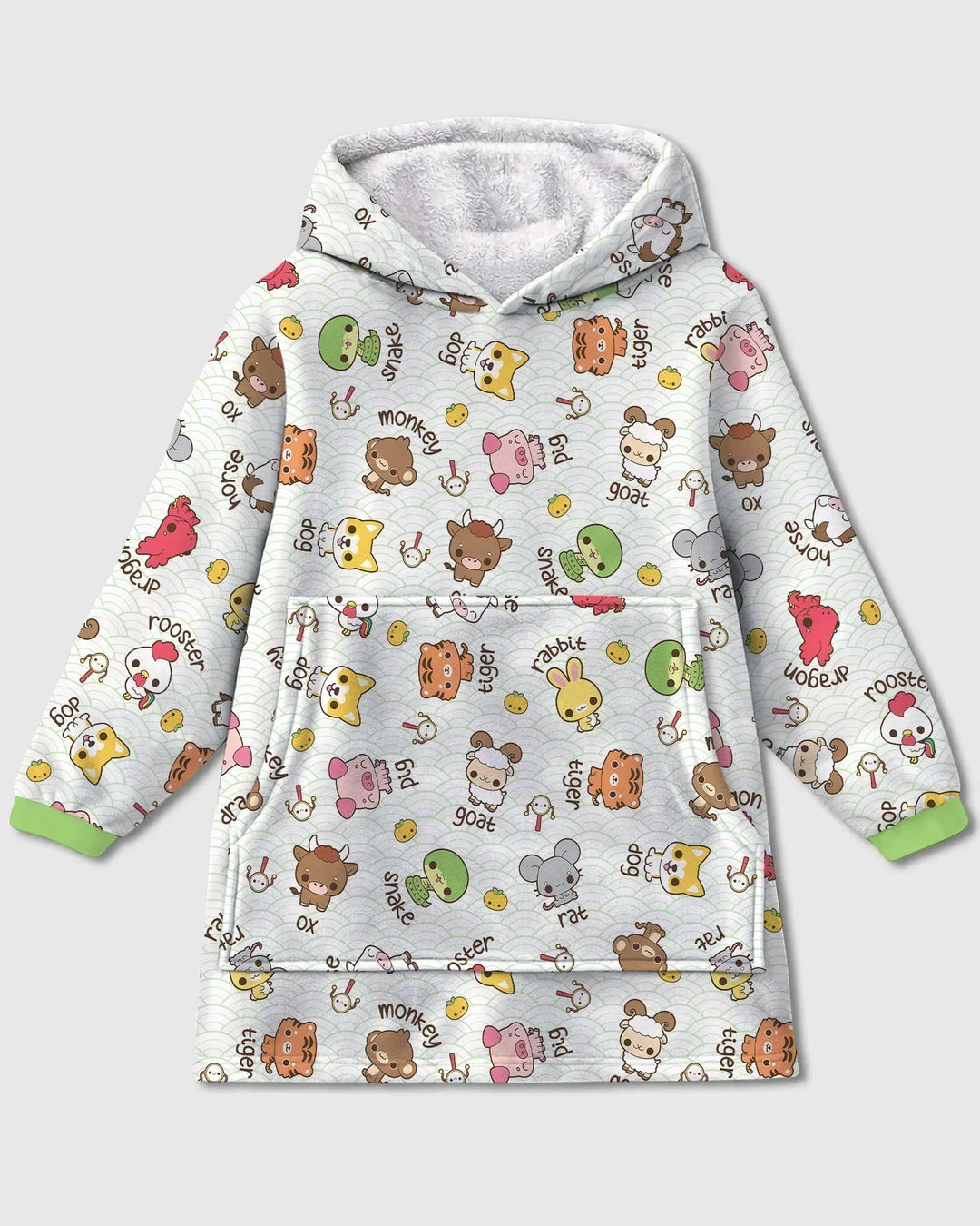 Kawaii Zodiac Wearable Bamboo Blanket Hoodie