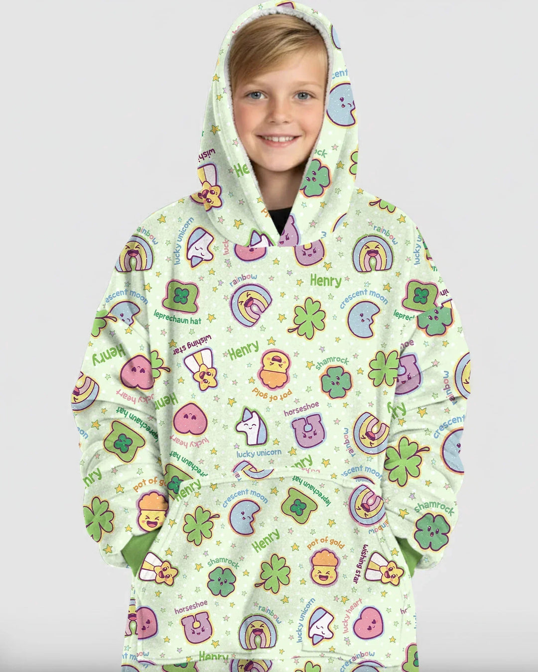 Lucky Charm Bamboo Blanket Hoodie