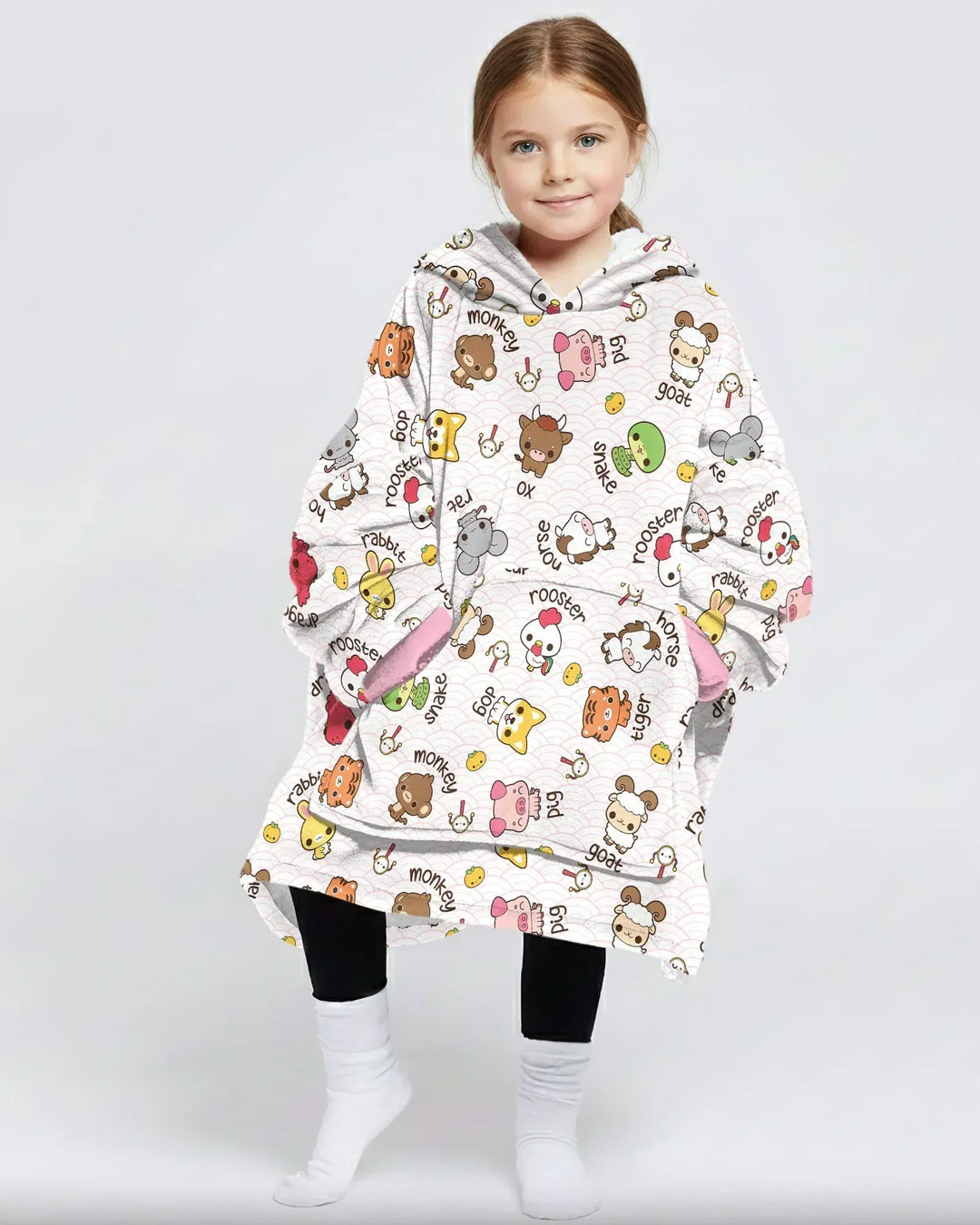 Kawaii Zodiac Wearable Bamboo Blanket Hoodie