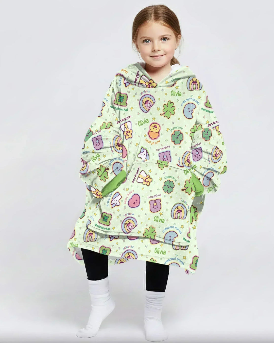 Lucky Charm Bamboo Blanket Hoodie