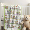 Mardi Gras Jungle Krewe Bamboo Blanket
