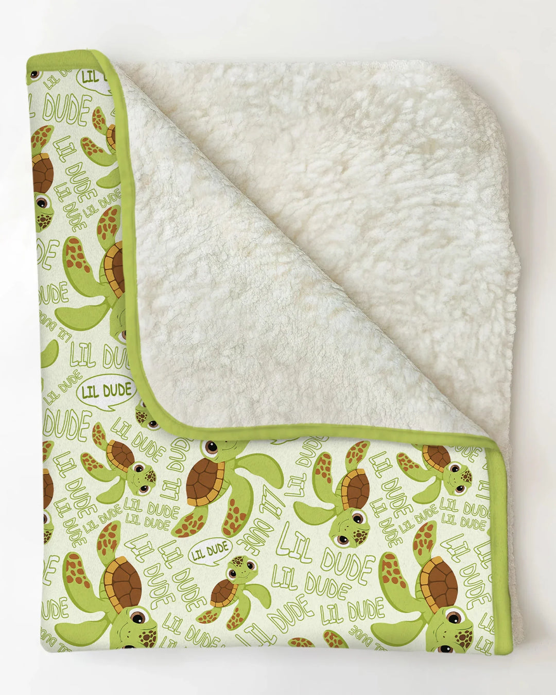 Father and Son Turtle Bamboo Blanket