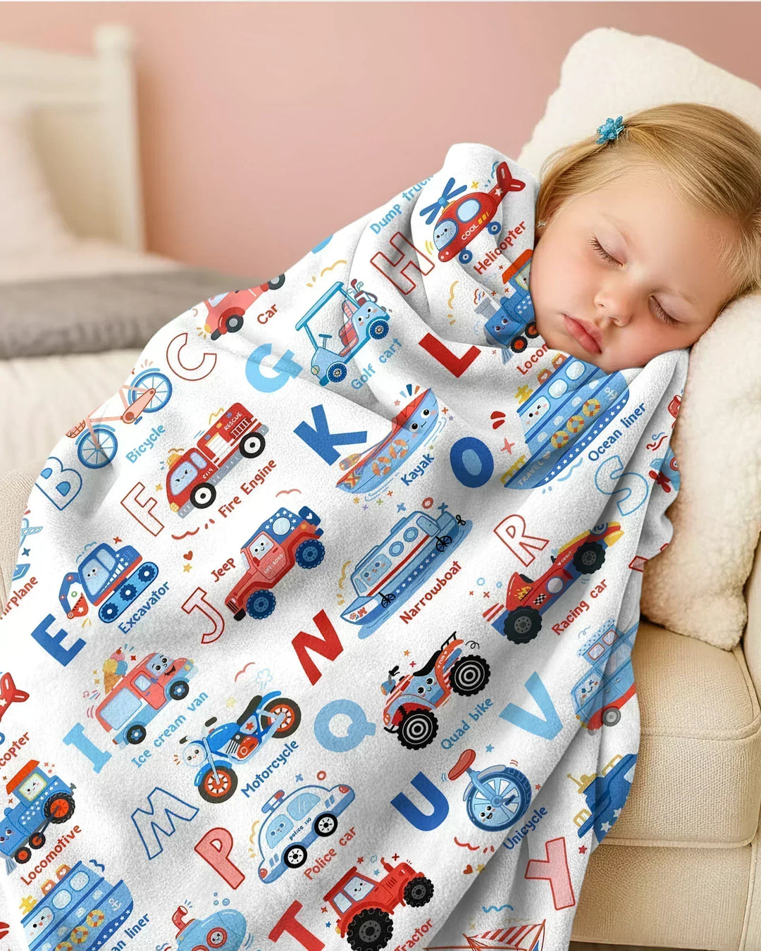Patriotic Construction Bamboo Blanket