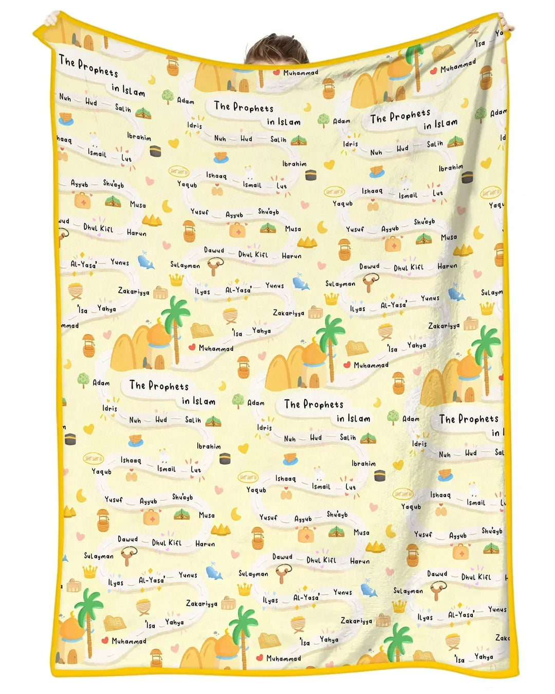 The Prophets in Islam Bamboo Blanket