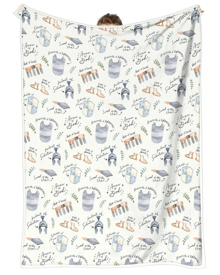 Ephesians 6:10-18 Armor of God Bamboo Blanket