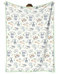 Ephesians 6:10-18 Armor of God Bamboo Blanket