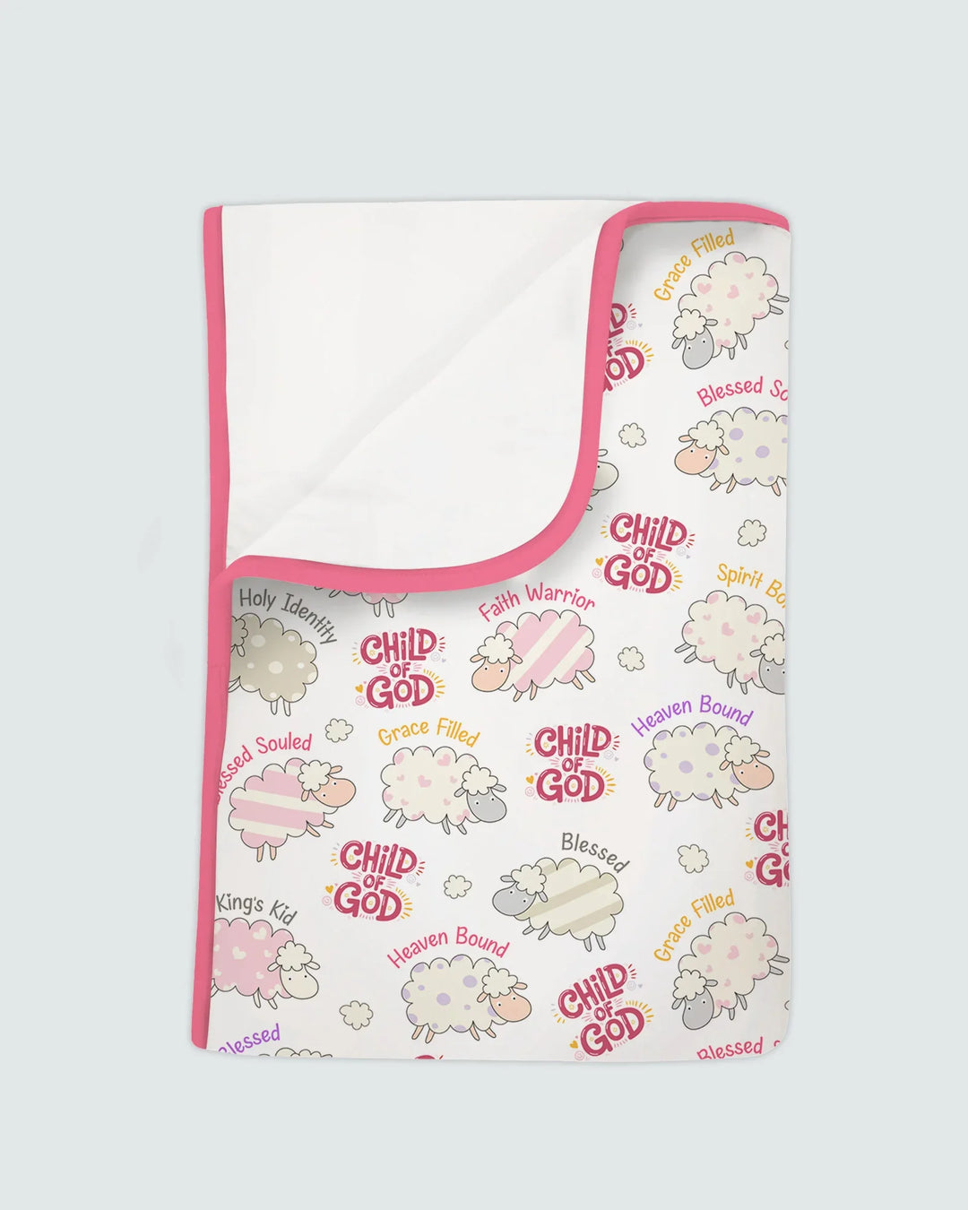 A Child Of God Girl Bamboo Blanket