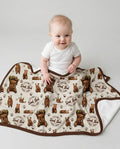 Daddy Bear It's Not A Dad Bod Bamboo Blanket