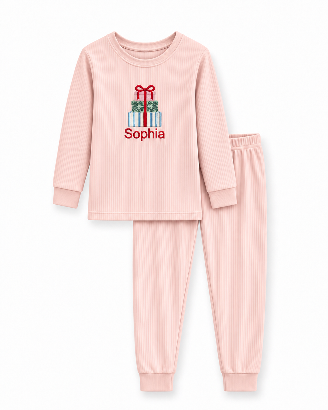Template Bamboo Two Piece Long Sleeve Pyjamas Set